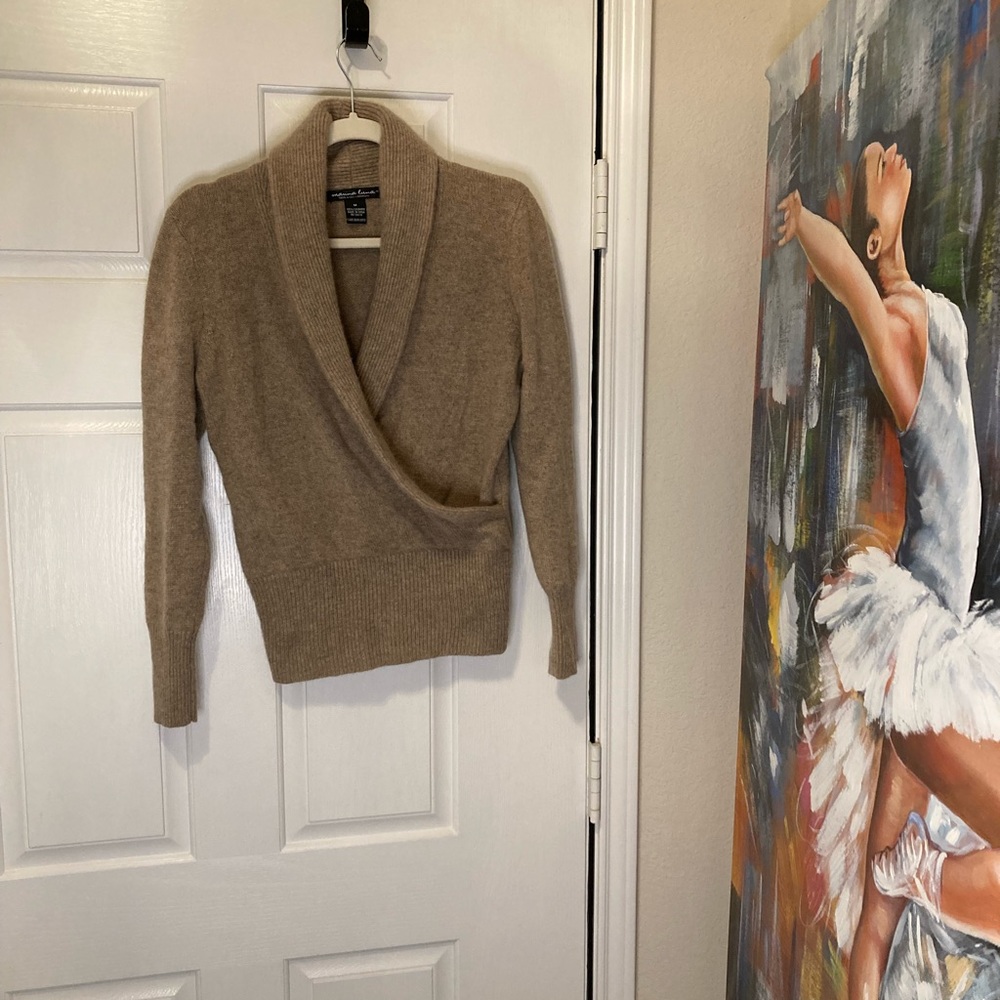MARINA LUNA 100% LUXURY CASHMERE SEXY SWEATER! GORGEOUS AND SOFT! MEDIUM